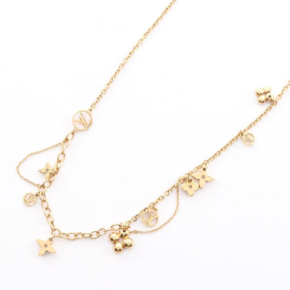 Louis Vuitton Collier Blooming Necklace, Gold Plated (GP), Women's, Tone - Picture 2 of 8